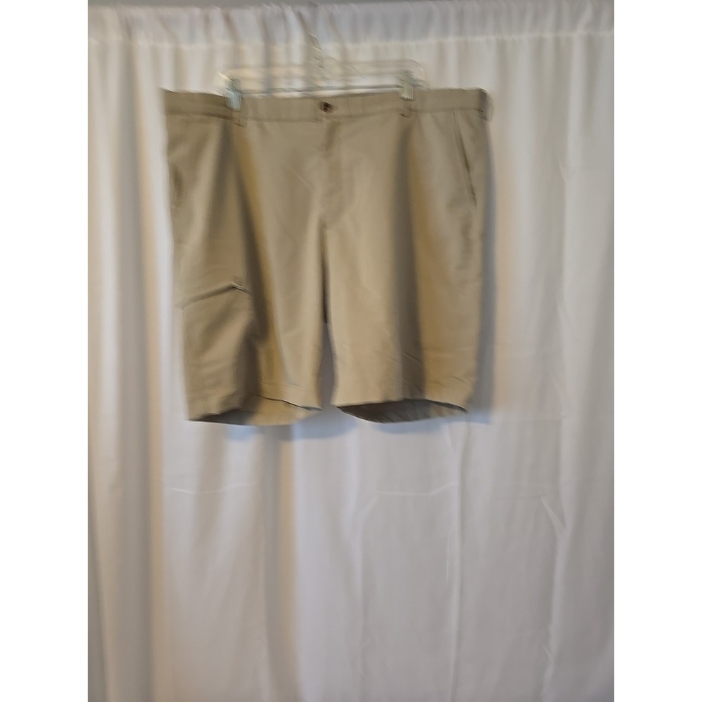 Greg Norman Signature Series Shorts Men's Size 42 Khaki Performance Pockets Golf